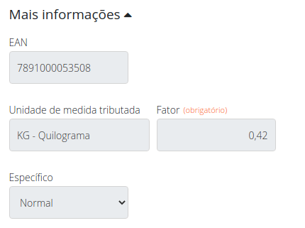 Unidade Tributada e Fator