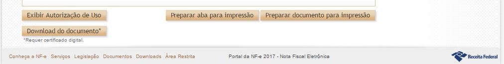 Botão de download