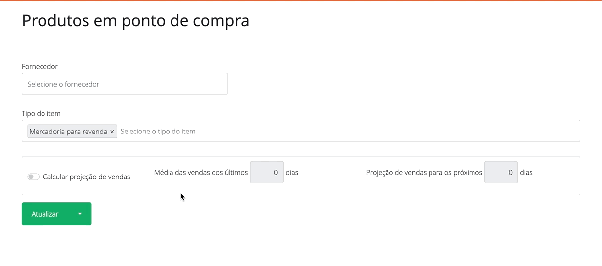 Habilitar Projeção