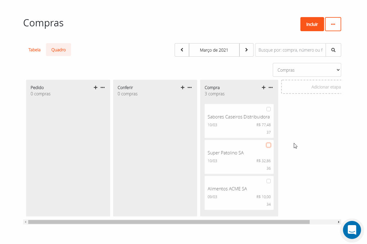 Download XML no quadro