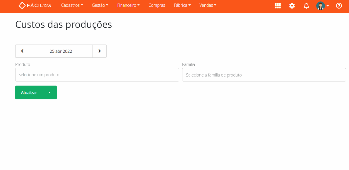 Gestão de custos da produção
