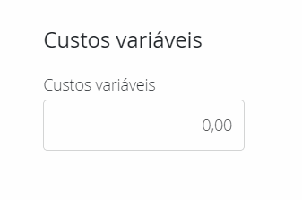 Custos variáveis