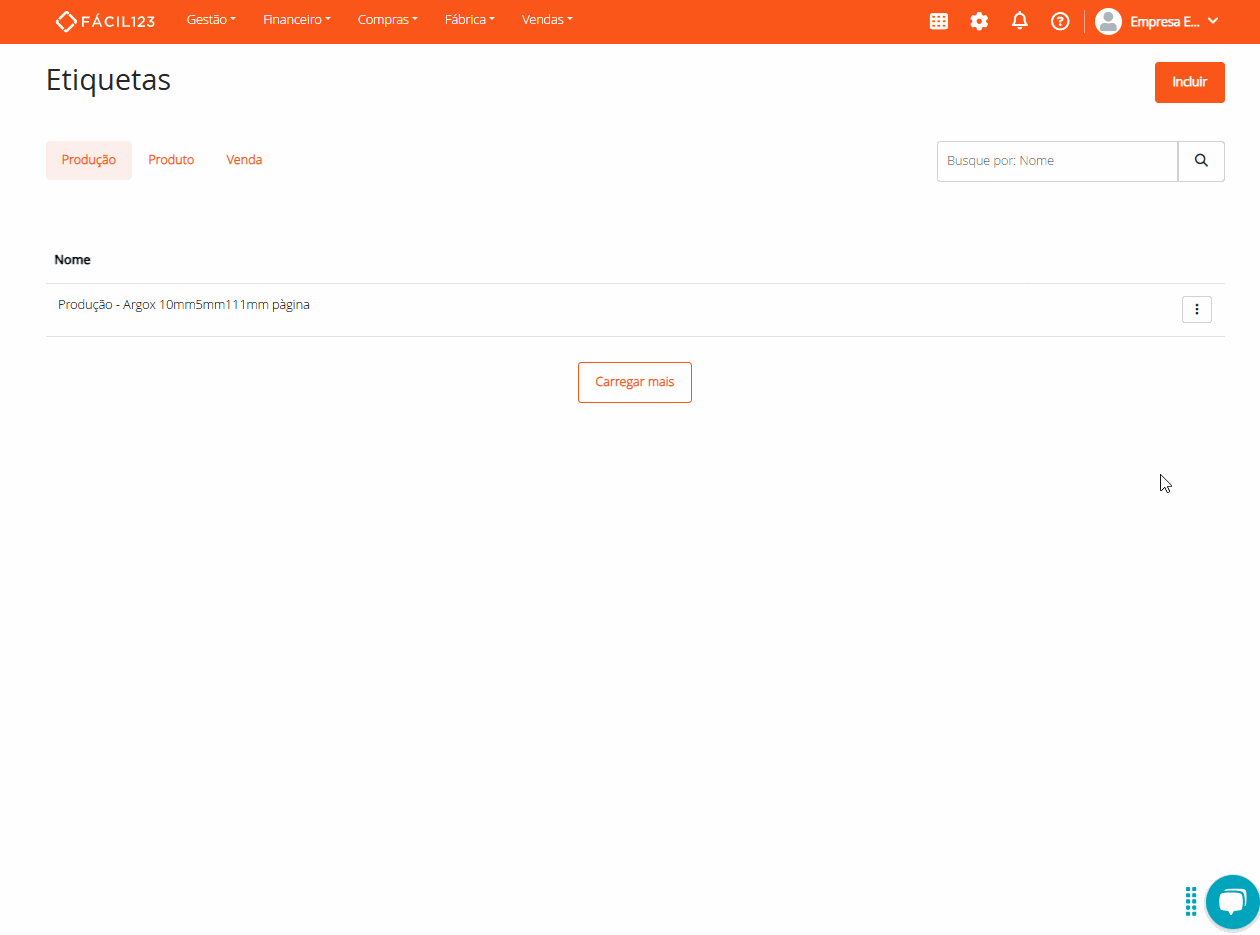 Consultar etiqueta personalizada