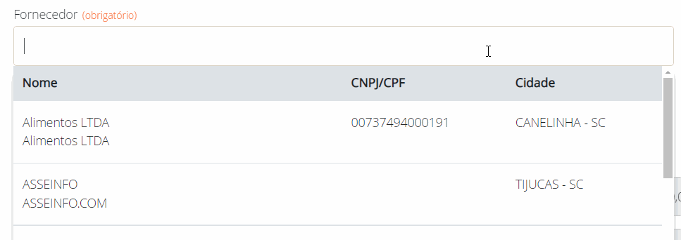 Procurando fornecedor