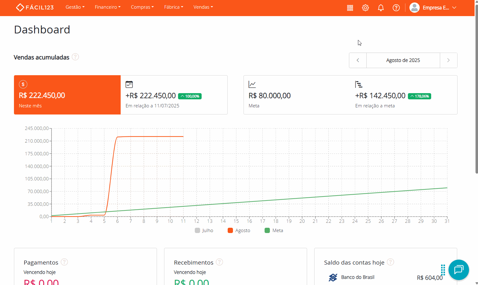 Instalando a Régua de Cobrança